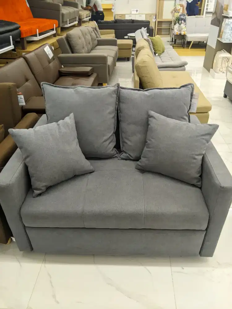 Sofa bed dark grey