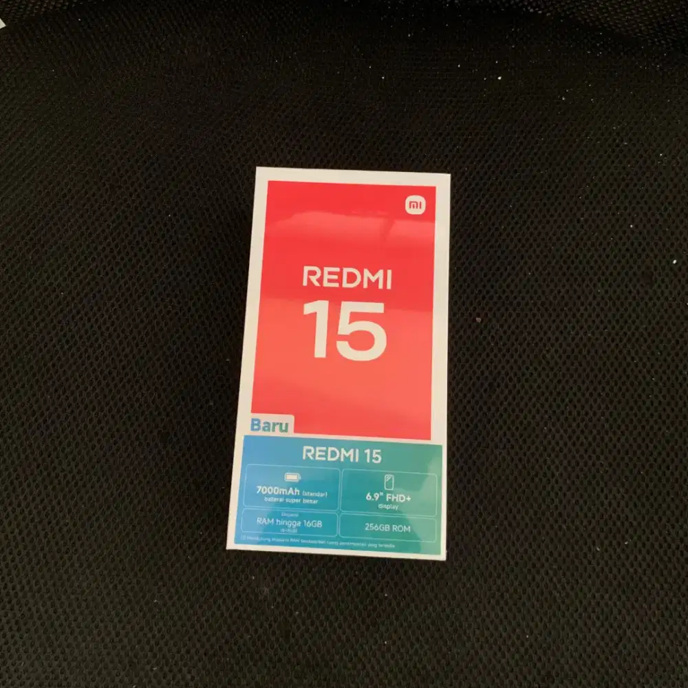 REDMI 15 RAM 8/128 GB (BARU, GARANSI RESMI)