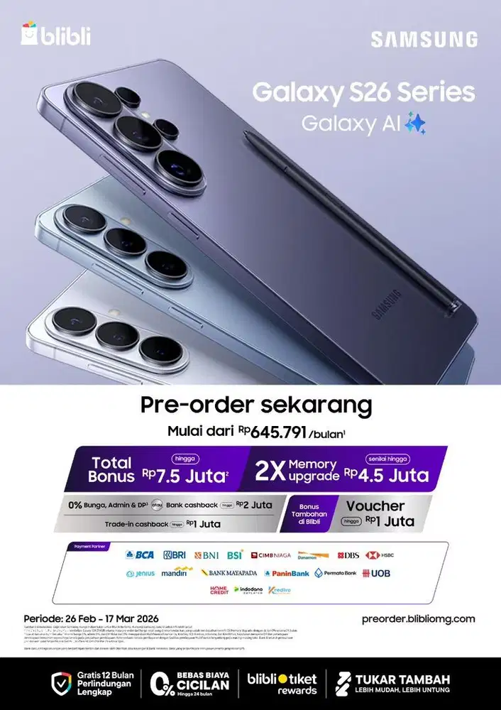 PRE ORDER SAMSUNG S26 SERIES