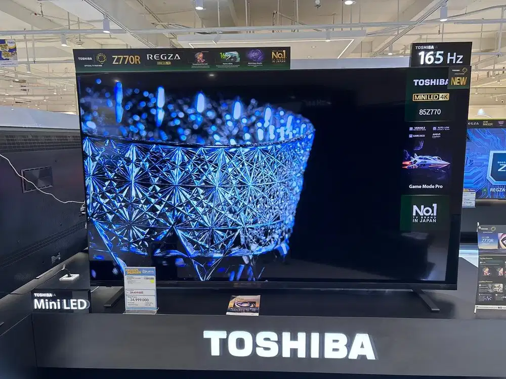 TOSHIBA 4K QLEED SMART TV 85 INCH