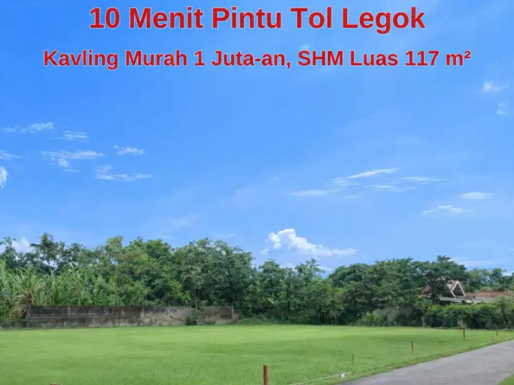 Dekat Alun-alun Legok Kavling Murah 1 Juta-an Cicil Tanpa Bunga