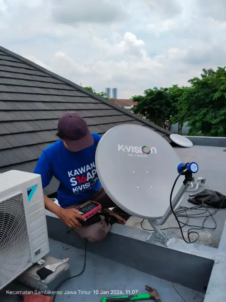 Pemasangan, servis, antena TV Digital, CCTV.