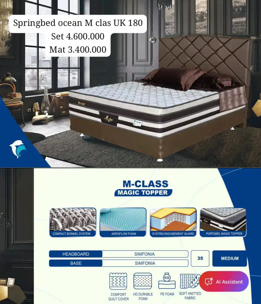 CREDIT SPRINGBED BUNGA 0% DI HOME CREDIT
