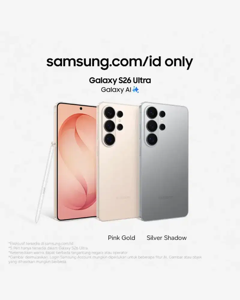 Pre order Samsung galaxy S26 series