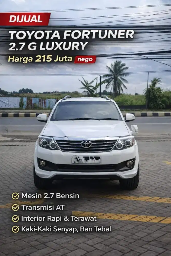 Toyota Fortuner 2.7 G Luxury