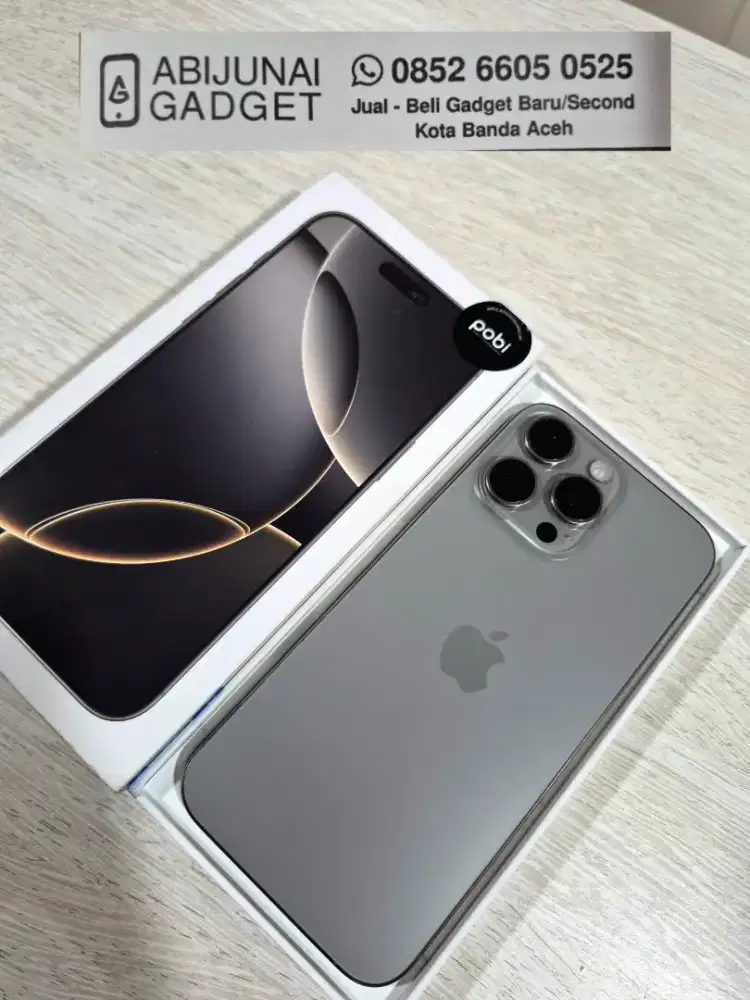 iPhone 16 ProMax 256GB Second Resmi - Garansi Panjang