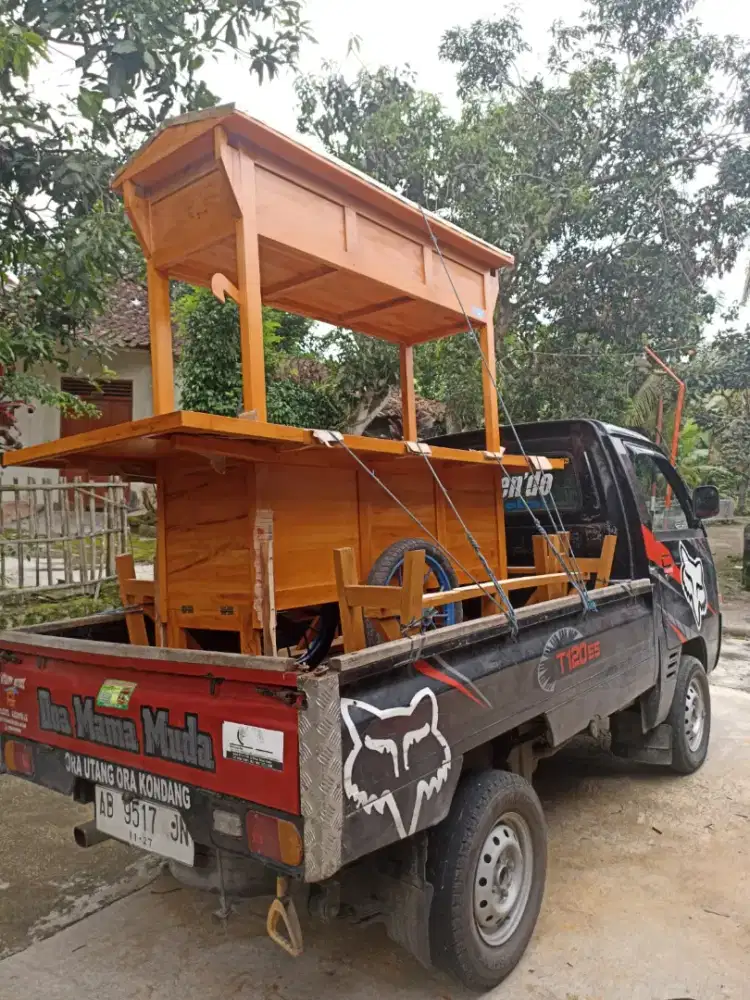 Gerobak Angkringan Bakso Mie Ayam PeceL Bubur Sate Martabak Ronde dlL