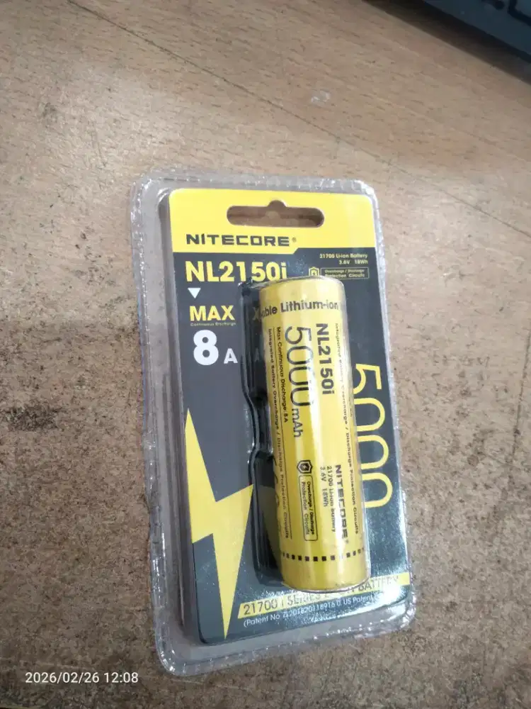 Baterai Nitecore 5000 MAh 8A