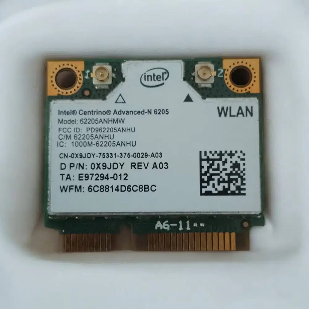 WiFi laptop dell thinkpad hp Intel Centrino Advanced-N 6205