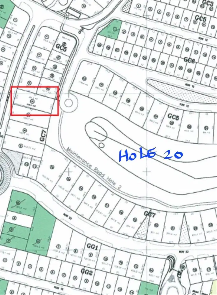 Dijual Tanah Kavling BGI Citraland GC7 Citraland Surabaya Barat