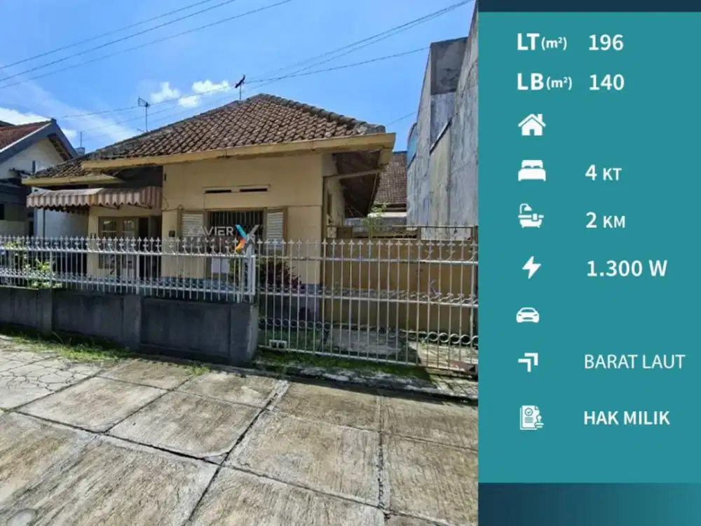 Dijual Rumah Klasik Pusat Kota Siap Huni di Klojen Malang