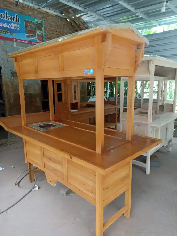 Gerobak Angkringan Bakso Mie Ayam PeceL Bubur Sate Martabak Ronde dlL