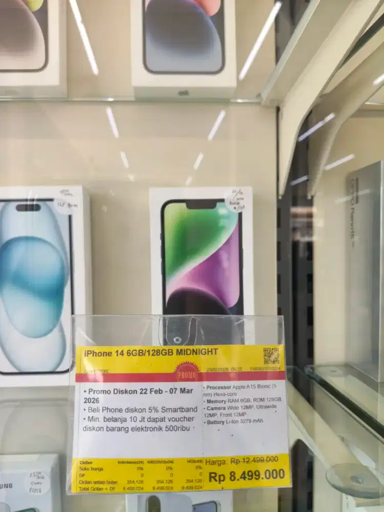 Kredit Kredivo iPhone 14 6GB/128GB