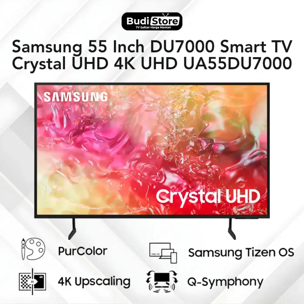 Samsung 55 Inch DU7000 Crystal UHD 4K Smart TV UA55DU7000KXXD