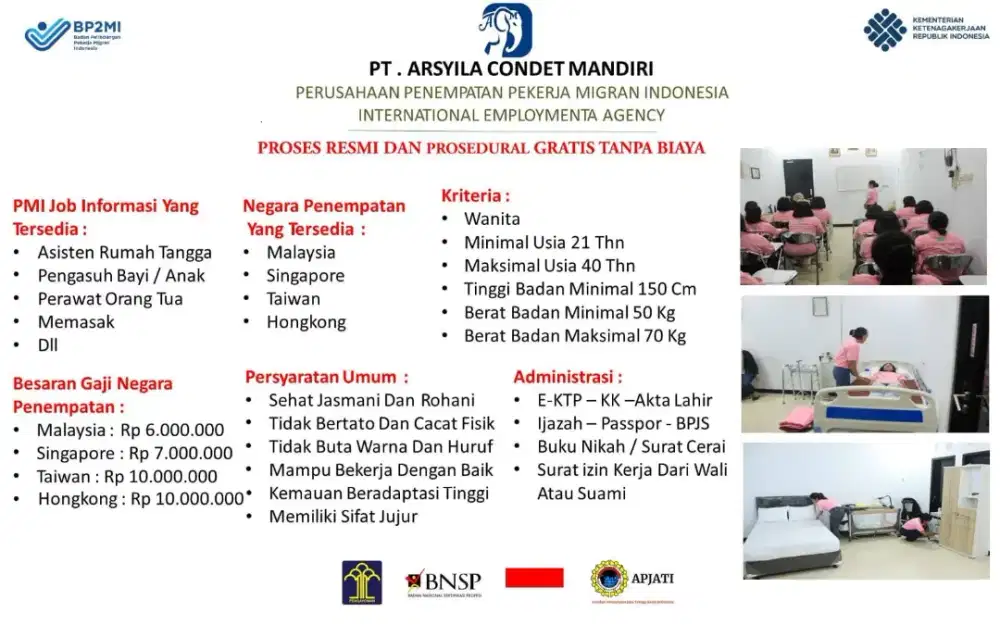 LOWONGAN KERJA LPK GRATIS