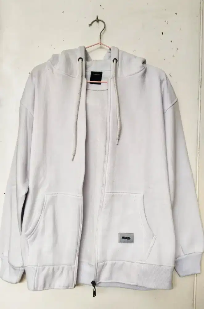 Jacket Cotton Putih Bersih