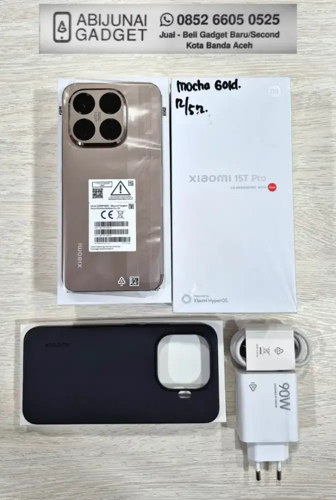 XIAOMI 15T PRO 5G 12/512GB Second Rasa BARU - Garansi Panjang