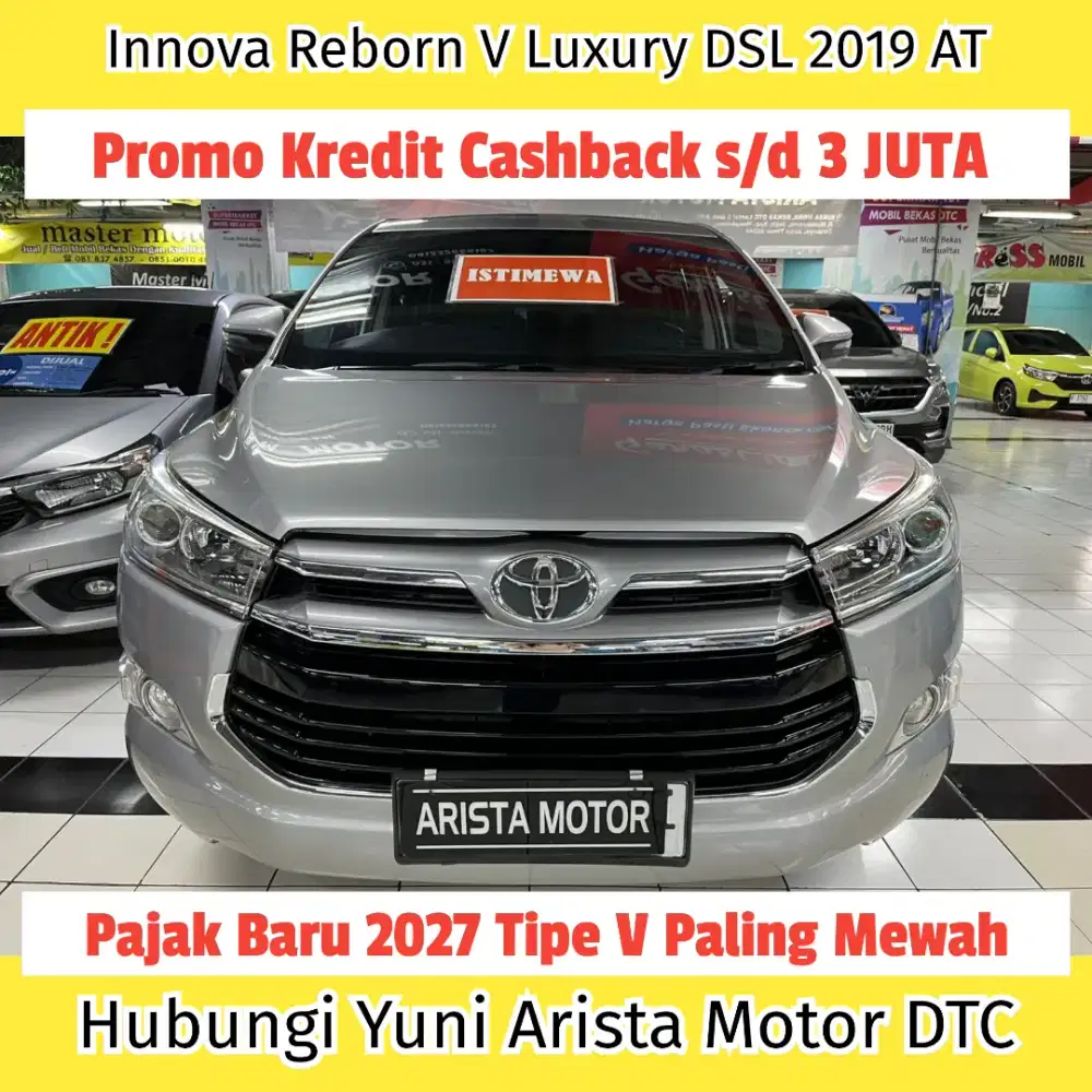 Innova Reborn V Luxury DSL PjkBaru PlatSBY Mewah Siap Pakai IRITBBM