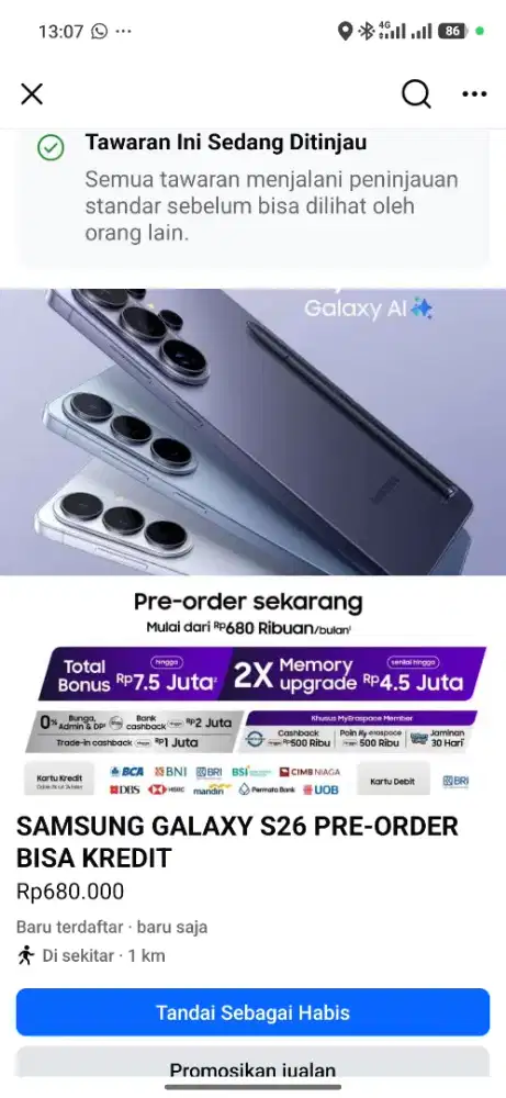 SAMSUNG GALAXY S26 PREORDER