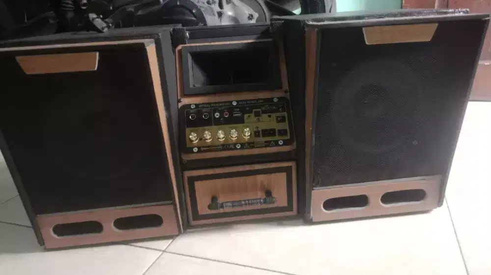 Jual speaker aktif rakitan bluetooth USB radio