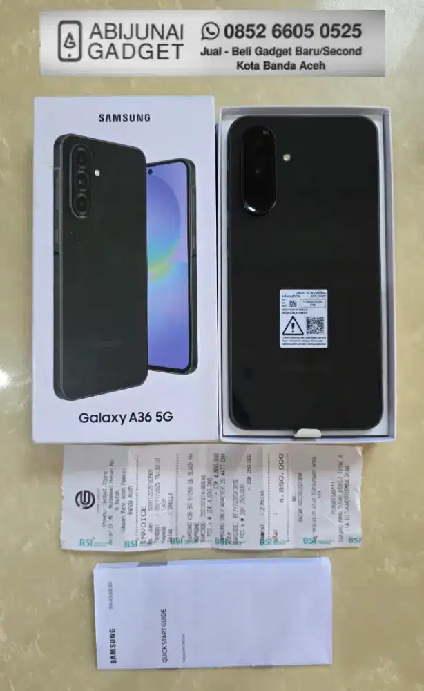 Samsung A36 5G 8/256GB Second Like New - Garansi Panjang