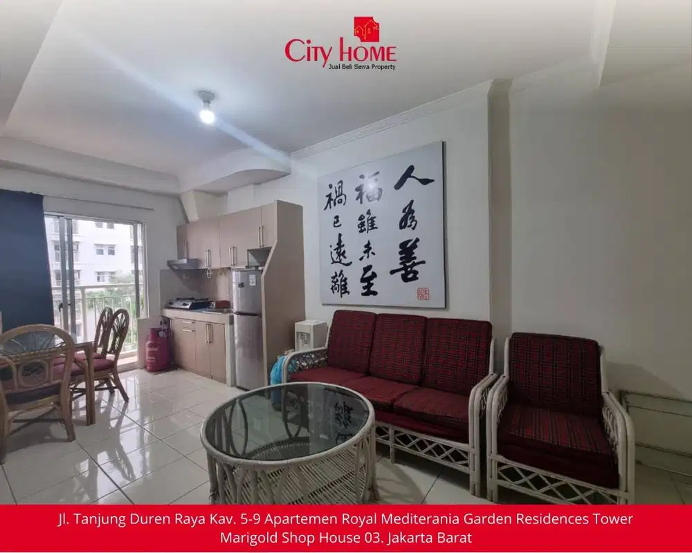 Sewa Apartemen Mediterania Garden Residences 2 - Full Furnished