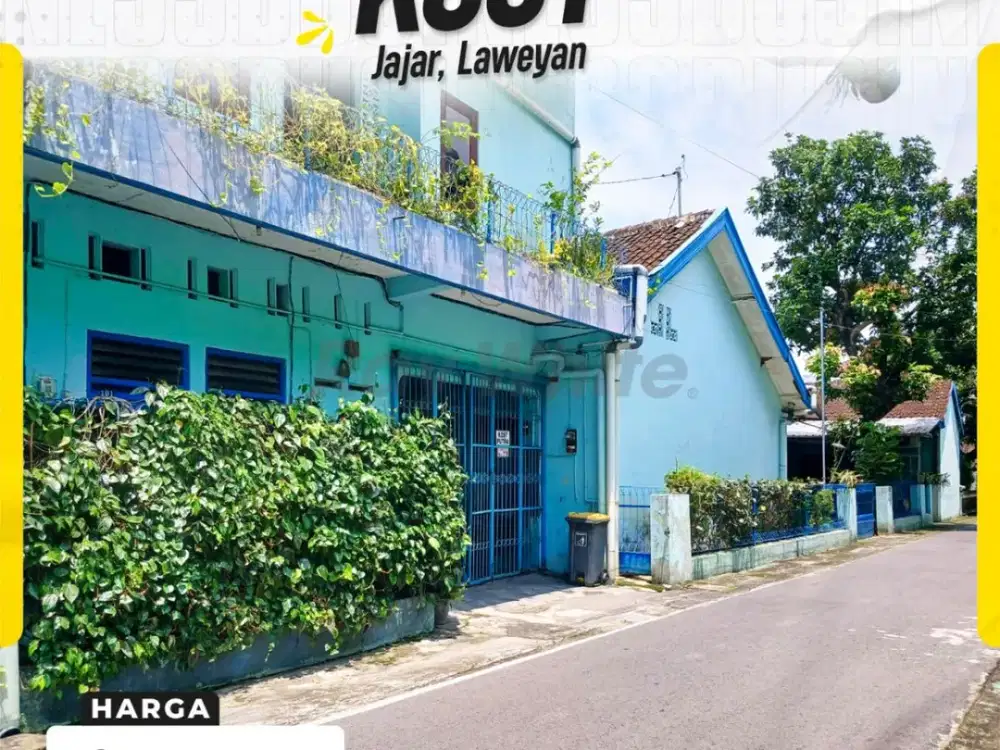 Dijual Kost Super Luas “Mesin Pencetak Uang” di Jajar Laweyan Solo