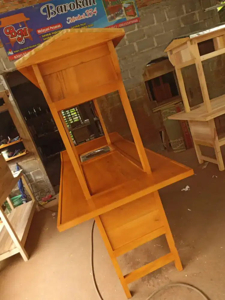 Gerobak Angkringan Bakso Mie Ayam PeceL Bubur Sate Martabak Ronde dlL