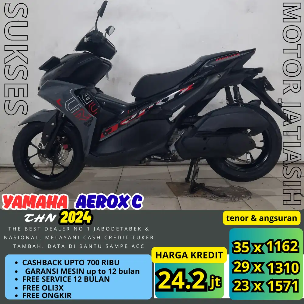 PROMO SPESIAL ANGSURAN TERMURAH PASTI ACC YAMAHA AEROX CONNECTED 2024