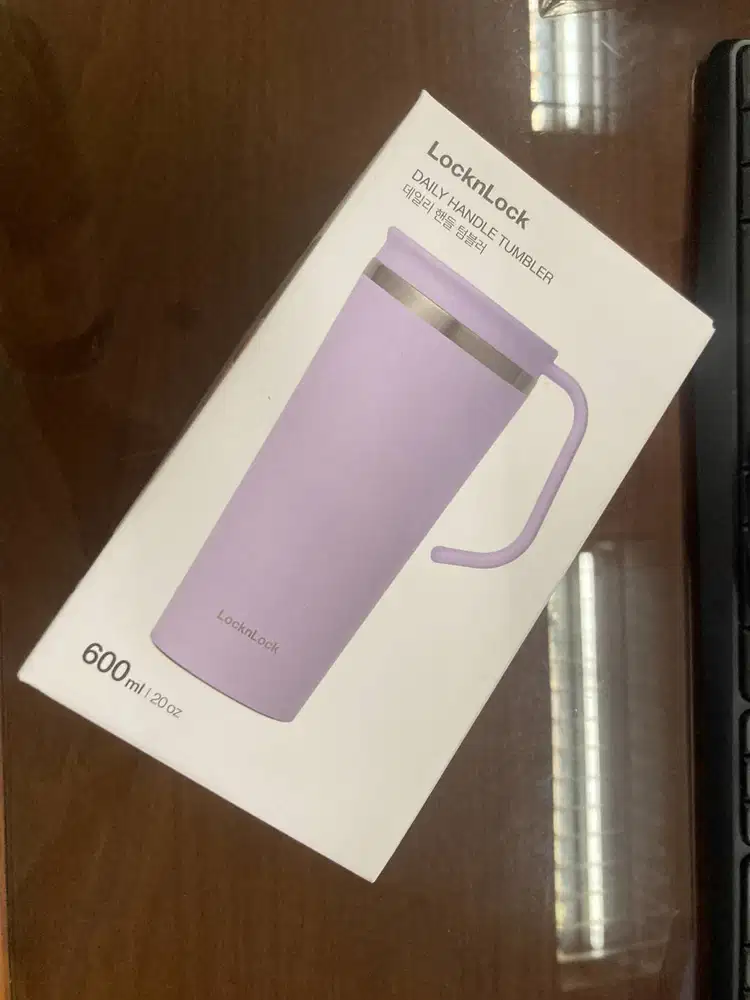 Tumbler LocknLock Original – Warna Soft Lavender – Minimalist