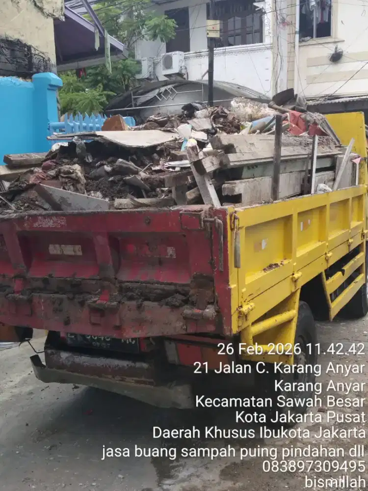 Jasa angkut puing dan angkut sampah