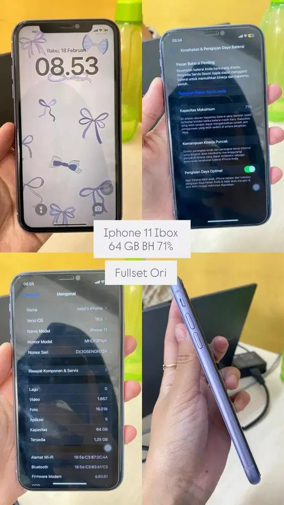 IPHONE 11 64 GB EX IBOX