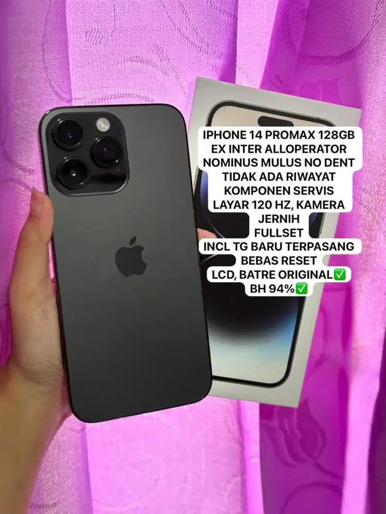 iphone 14 pro max inter alloperator 128Gb