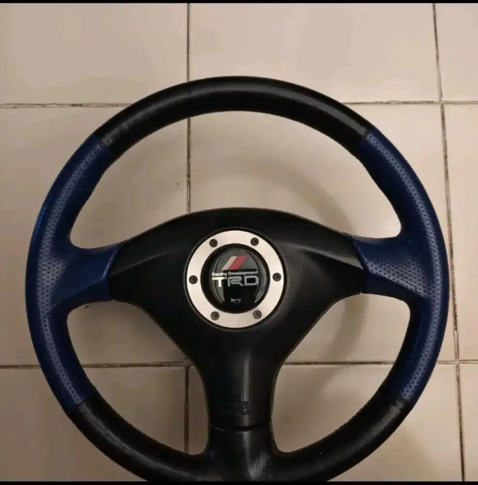 Steering wheel TRD blue color - Stir Mobil TRD