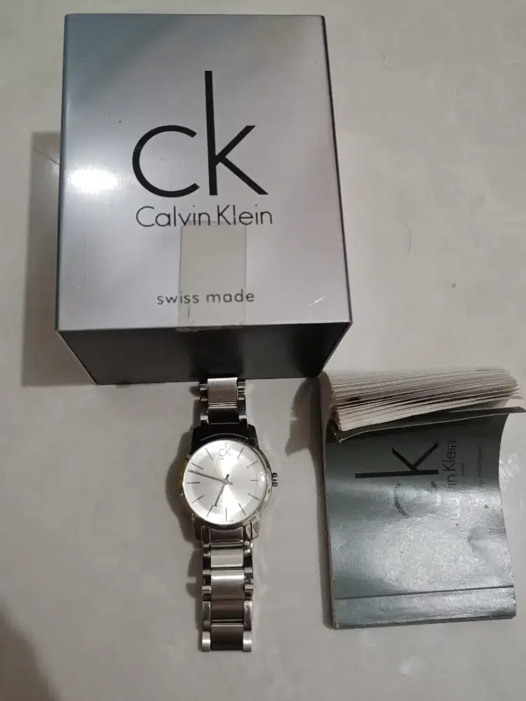 Calvin Klein K2G231 original swiss eta full set bekas bagus normal