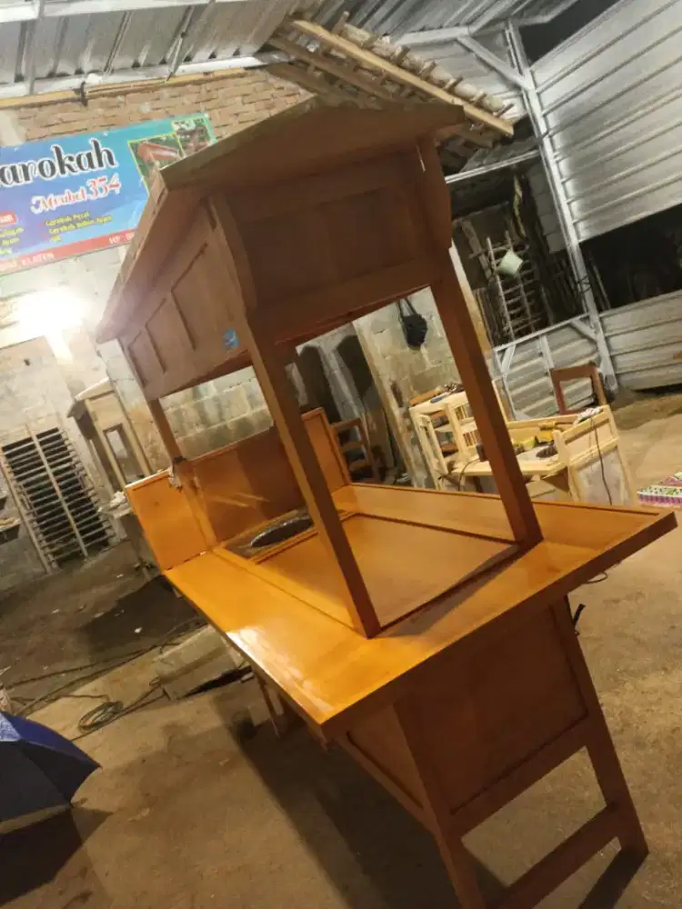 Gerobak Angkringan Bakso Mie Ayam PeceL Bubur Sate Martabak Ronde dlL