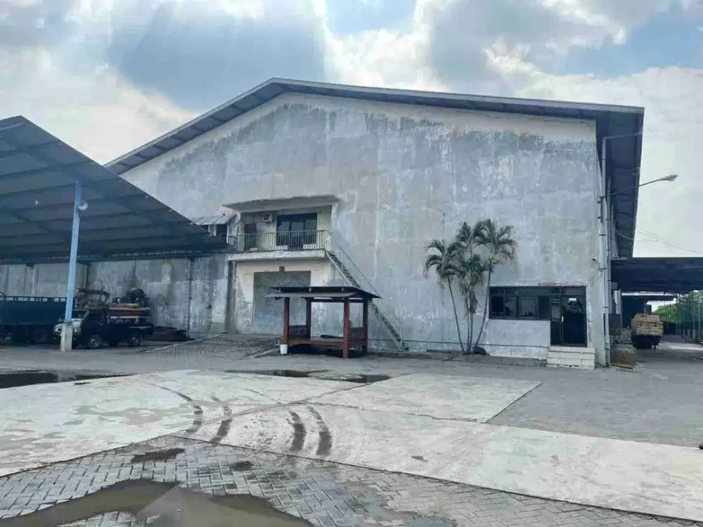 Sewa Gudang 2 Ha By Pass Krian Sidoarjo  Listrik 555 kVA  Akses Kontainer