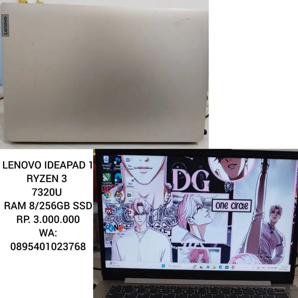 Lenovo IdeaPad 1 14AMN7 – AMD Ryzen 3 7320U | RAM 8GB | SSD 256GB