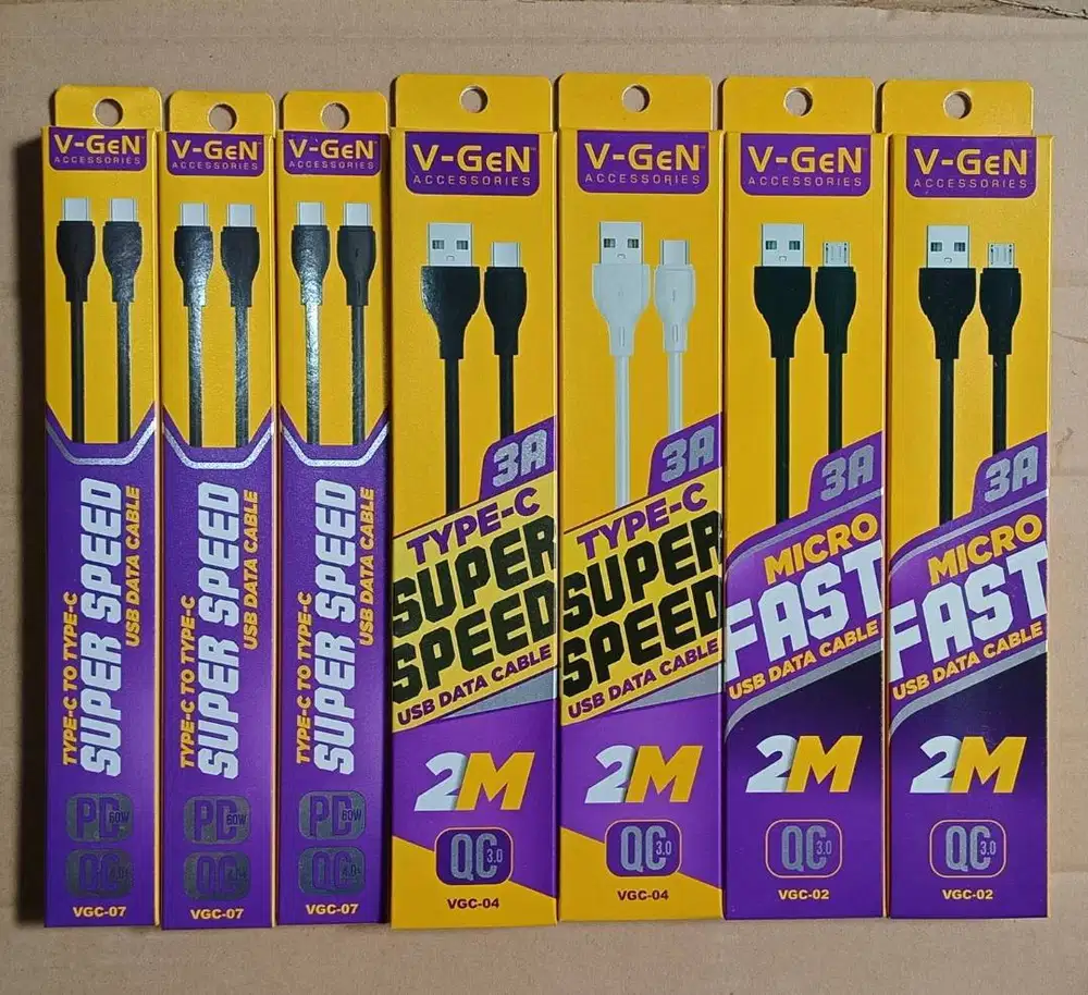 Kabel data semua HP USB C micro USB Smartphone BNIB USB Type C