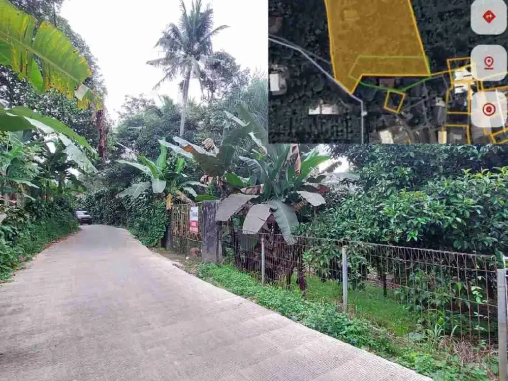 Tanah Luas Di Tamansari Ciapus Bogor Akses Bagus Sertifikat SHM