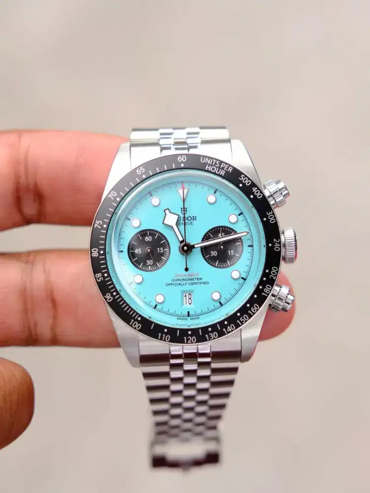 tudor black bay chrono flaminggo 41mm