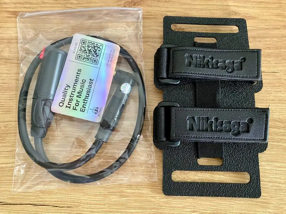 Wireless holder Nikisaga dan kabel extension mogami