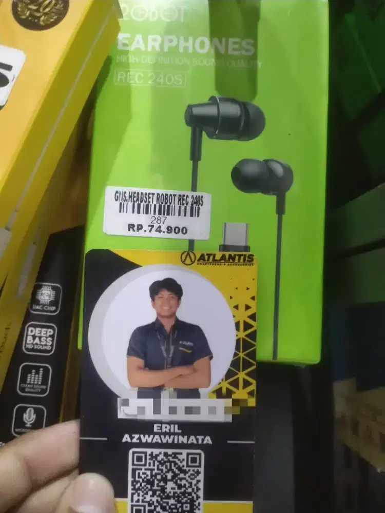 GNS. HEADSET ROBOT REC 240S l ATLANTIS DAHSYAT