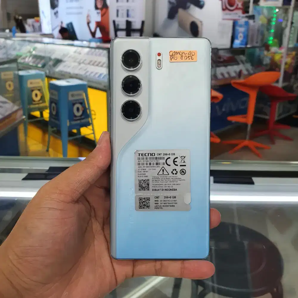 Tecno Camon 40 Pro 5G 8/256GB Second Mulus Fullset Original