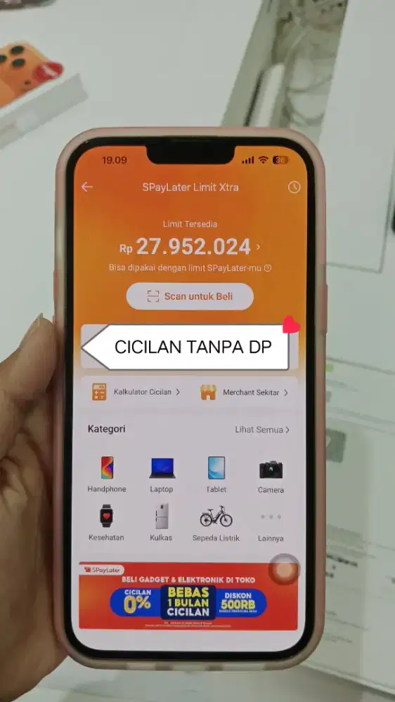 PROMO HANDPHONE IPHONE14 CICILAN TANPA DP DAN KARTU KREDIT DISPAYLATER