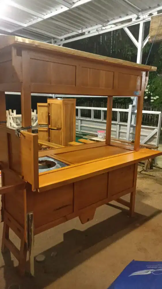 Gerobak Angkringan Bakso Mie Ayam PeceL Bubur Sate Martabak Ronde dlL