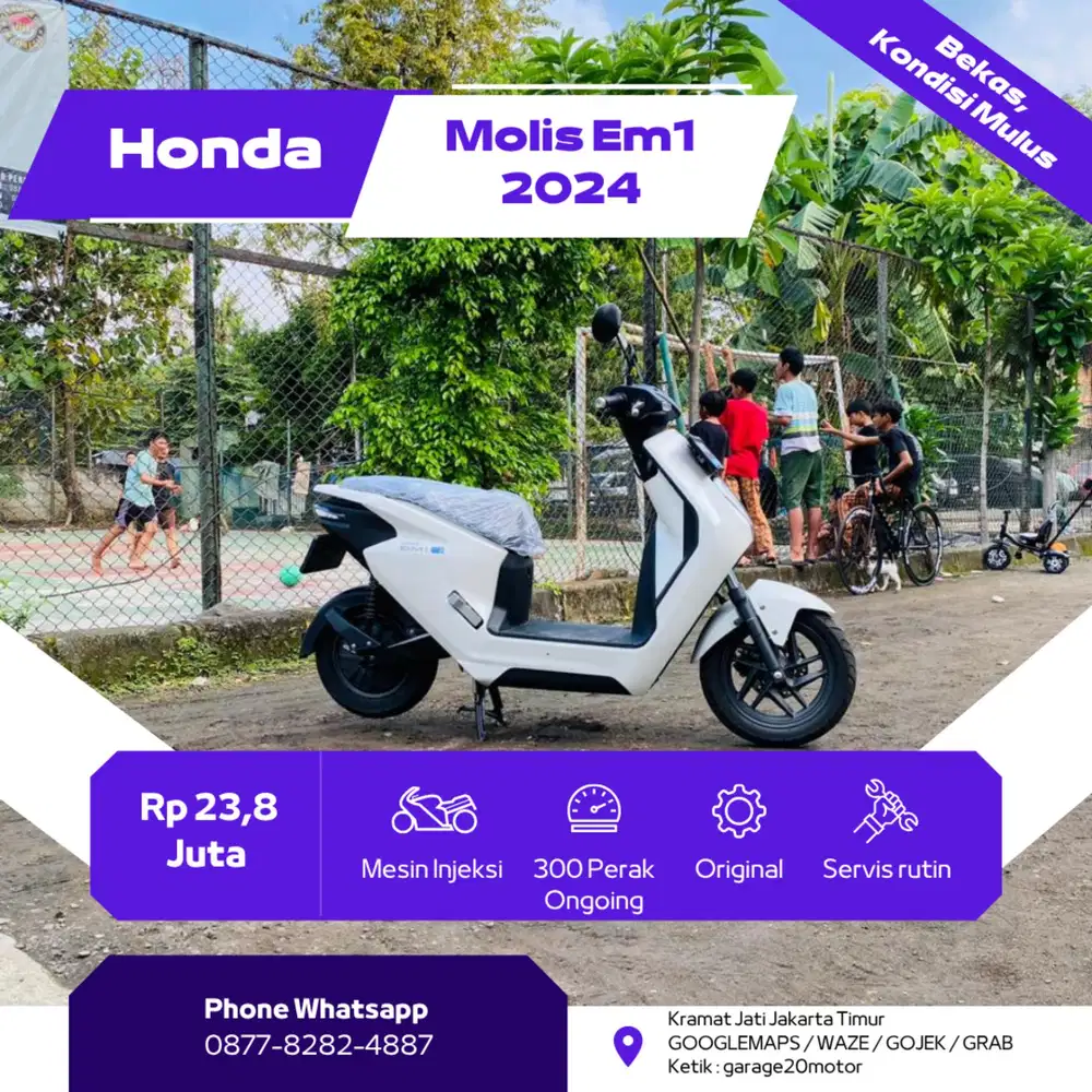 Motor listrik Honda Em1 Tahun 2024