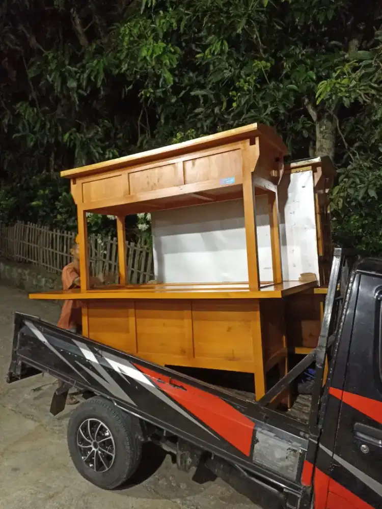 Gerobak Angkringan Bakso Mie Ayam PeceL Bubur Sate Martabak Ronde dlL