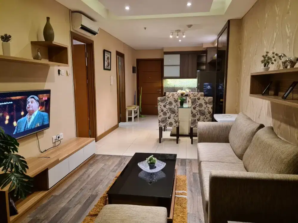 Sewa 2br interior mewah condominium green bay pluit jakarta utara baywalk mall condominium Greenbay