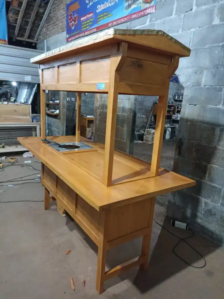 Gerobak Angkringan Bakso Mie Ayam PeceL Bubur Sate Martabak Ronde dlL